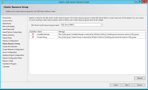 SQL Server 2016 Cluster setup – What’s changed? – MSSQLTREK