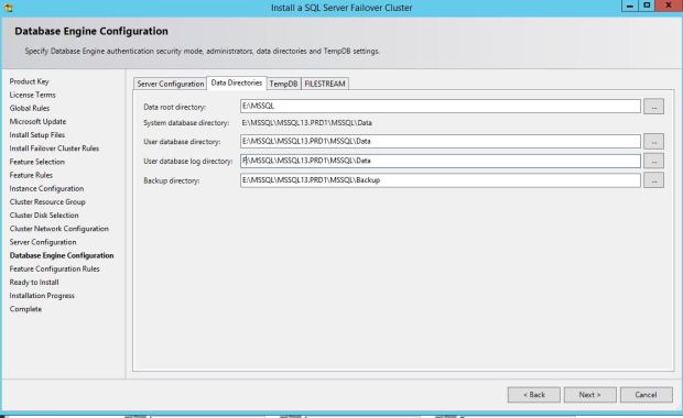 SQL Server 2016 Cluster setup – What’s changed? – MSSQLTREK